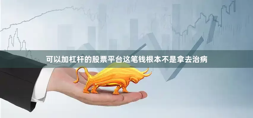 可以加杠杆的股票平台这笔钱根本不是拿去治病